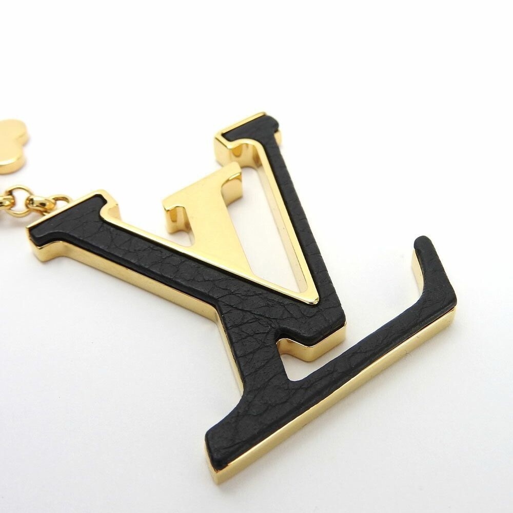 Louis Vuitton Porte Cles Capucine Black &‎ Gold Key Charm